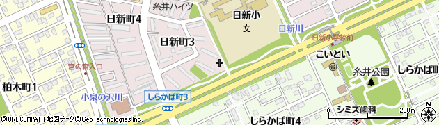 糸井団地4号公園周辺の地図