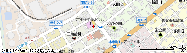 新川ホテル周辺の地図