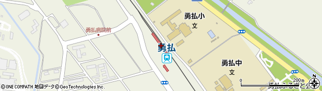 勇払駅周辺の地図