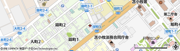 カクサダクリーニング株式会社　錦町営業所周辺の地図