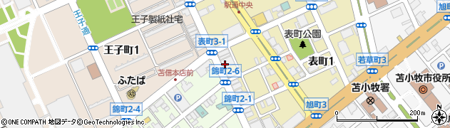 カラオケまねきねこ苫小牧駅前店周辺の地図