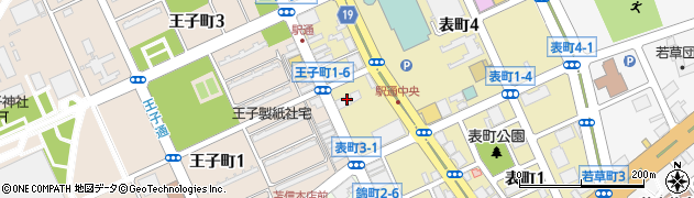 株式会社常口アトム　苫小牧支店周辺の地図