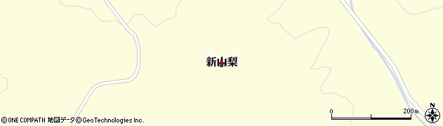 北海道豊浦町（虻田郡）新山梨周辺の地図