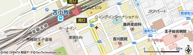 北海道互光株式会社　苫小牧営業所周辺の地図