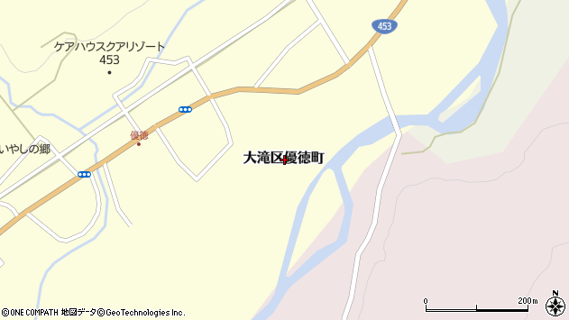 〒052-0317 北海道伊達市大滝区優徳町の地図