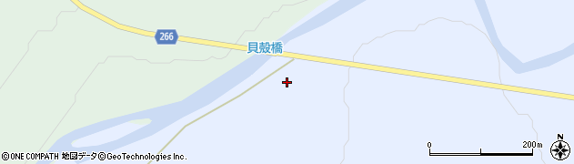 北海道黒松内町（寿都郡）貝殻周辺の地図