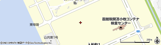 北海道苫小牧市入船町周辺の地図