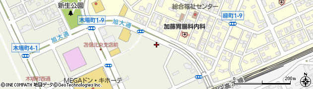 旭大通周辺の地図