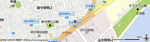 伊予製麺 苫小牧店周辺の地図