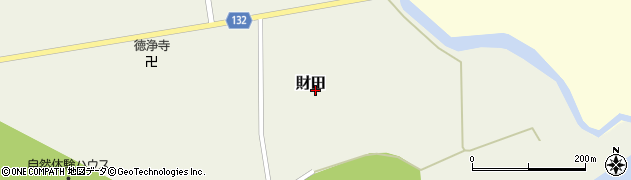 北海道虻田郡洞爺湖町財田周辺の地図