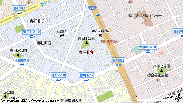 〒053-0031 北海道苫小牧市春日町の地図