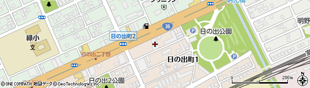 札幌日産自動車苫小牧東店周辺の地図
