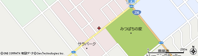 北海道更別村（河西郡）花園町周辺の地図