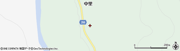 北海道寿都郡黒松内町中里28周辺の地図