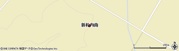 北海道中札内村（河西郡）新札内南周辺の地図