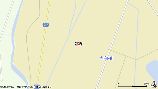 〒059-1747 北海道勇払郡厚真町富野の地図
