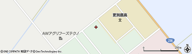 北海道更別村（河西郡）新栄町周辺の地図