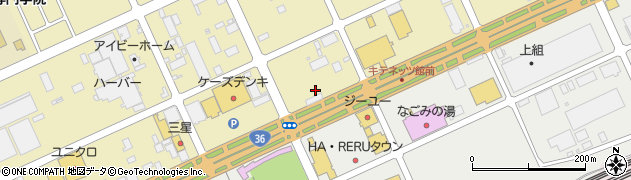 トヨタレンタリース札幌苫小牧（東）店周辺の地図