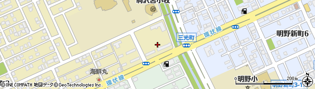 北海道電力美園町アパート周辺の地図