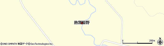 北海道寿都郡黒松内町熱郛原野周辺の地図