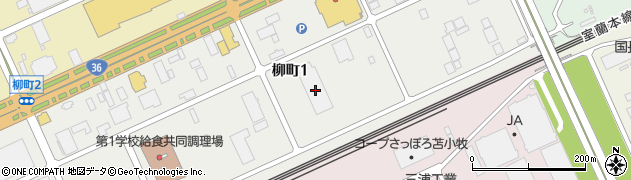 松岡満運輸株式会社　苫小牧主管支店周辺の地図