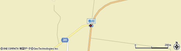 香川周辺の地図