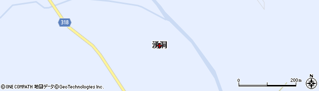 北海道豊頃町（中川郡）湧洞周辺の地図