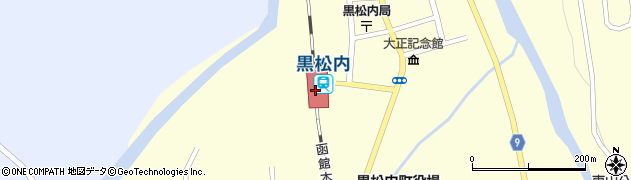 北海道寿都郡黒松内町周辺の地図