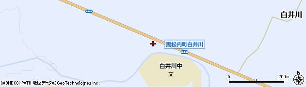 北海道寿都郡黒松内町白井川45周辺の地図