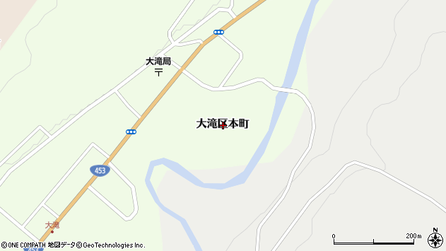 〒052-0301 北海道伊達市大滝区本町の地図