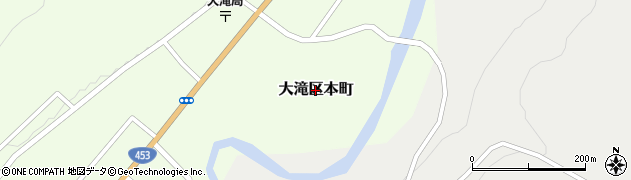 北海道伊達市大滝区本町周辺の地図