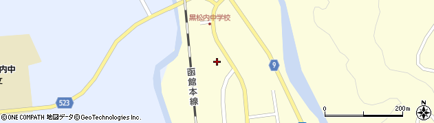 北海道寿都郡黒松内町黒松内166周辺の地図
