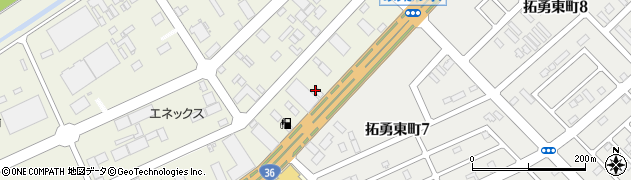株式会社エネサンス北海道　苫小牧支店周辺の地図