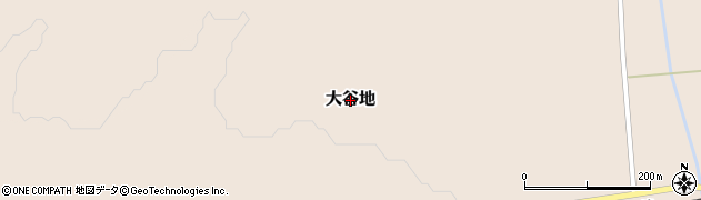 北海道黒松内町（寿都郡）大谷地周辺の地図
