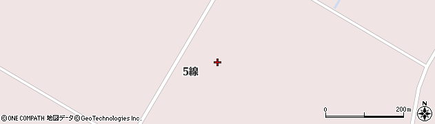 北海道中札内村（河西郡）新札内（東５線）周辺の地図