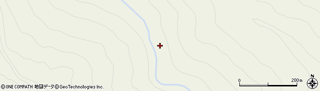 ヒヤミズ沢川周辺の地図