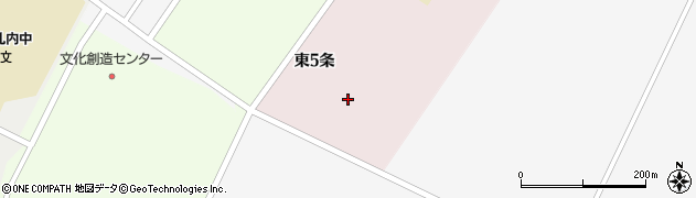 中札内村農協乾燥調整工場周辺の地図