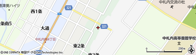 中札内村農協生乳検査室周辺の地図