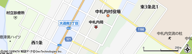 中札内郵便局 ＡＴＭ周辺の地図