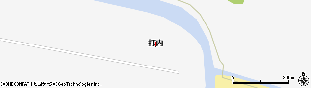 北海道豊頃町（中川郡）打内周辺の地図