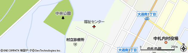 中札内村役場福祉課　老人保健福祉センター周辺の地図