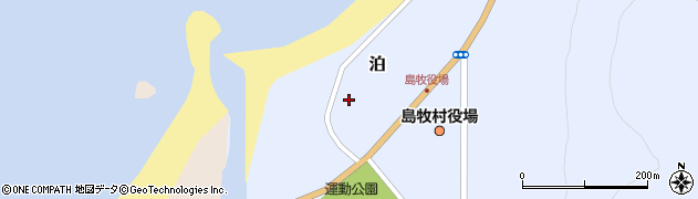 北海道島牧村（島牧郡）泊周辺の地図