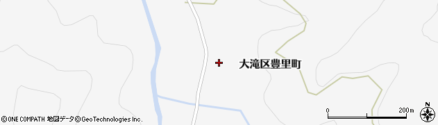 北海道伊達市大滝区豊里町周辺の地図