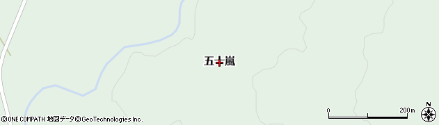 北海道黒松内町（寿都郡）五十嵐周辺の地図