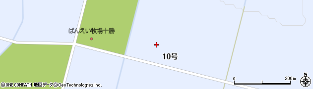 北海道帯広市泉町（西９線）周辺の地図