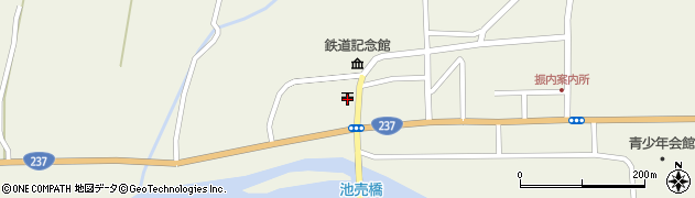 振内郵便局周辺の地図