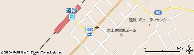 遠浅駅前周辺の地図