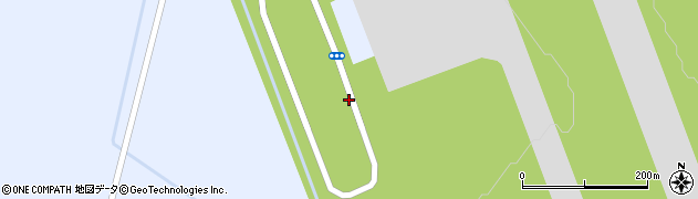 帯広空港（とかち帯広空港）ターミナル国際線到着口周辺の地図