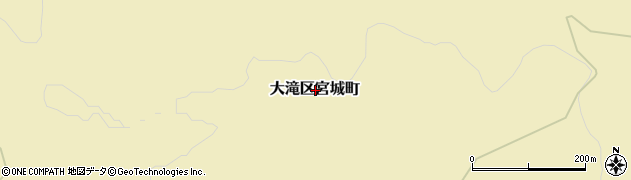 北海道伊達市大滝区宮城町周辺の地図