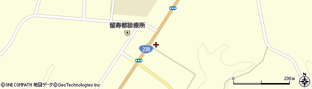 北海道虻田郡留寿都村留寿都4周辺の地図